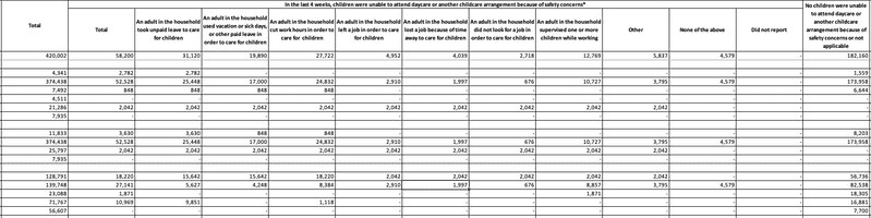 Childcare Disruptions screenshot