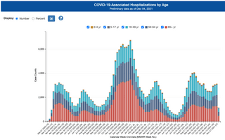 COVID-NET: COVID-19 Associated Hospitalizations screenshot