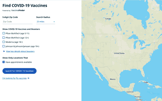 HealthMap Vaccine Finder (FluVaxFinder Shortage Reporter) screenshot