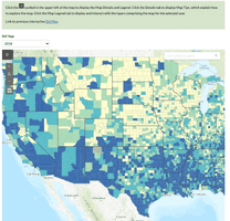 CDC Social Vulnerability Index (SVI) screenshot