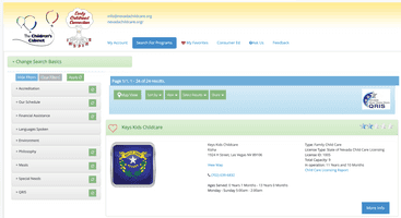 Nevada Child Care Resource & Referral screenshot