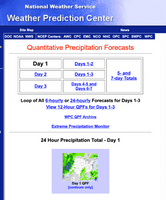 Quantitative Precipitation Forecasts (QPF) screenshot