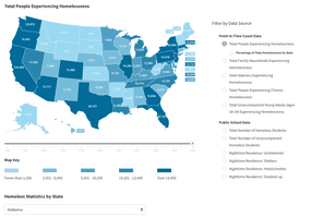 Homelessness Statistics by State screenshot