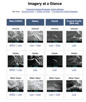 Geostationary Satellite Server (GOES) Imagery screenshot